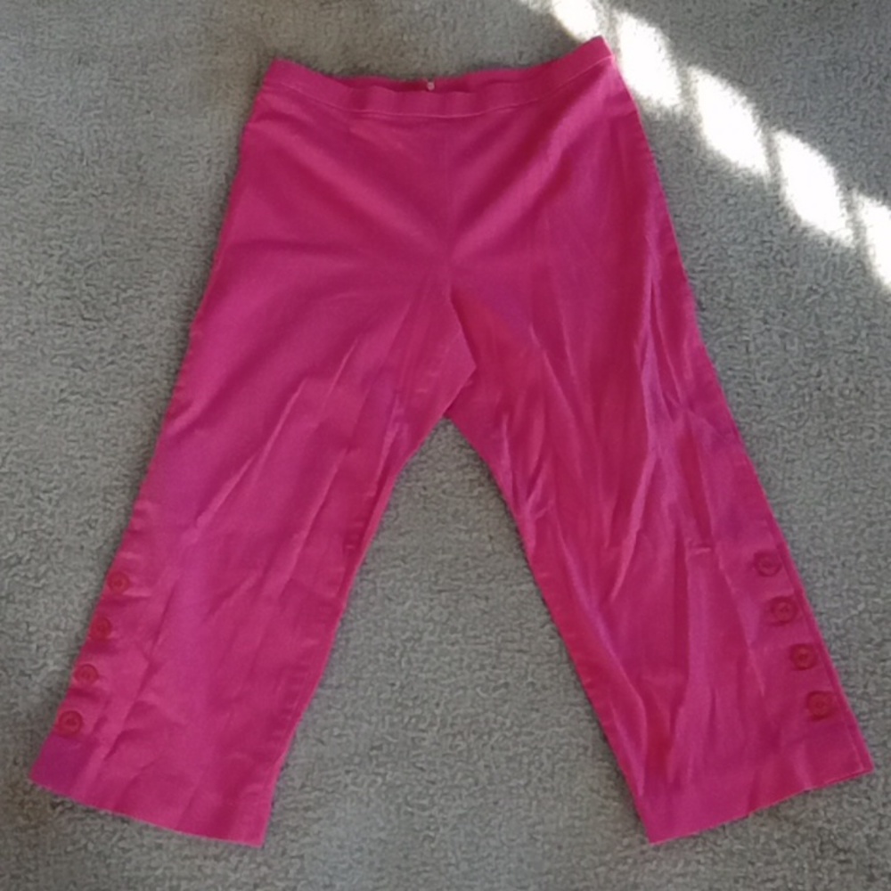 a la carte Pink Pants with Buttons